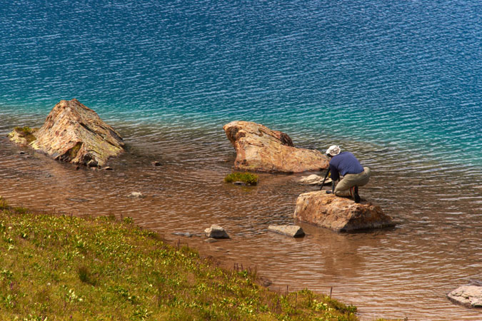 Matt Payne at Ice Lake Basin