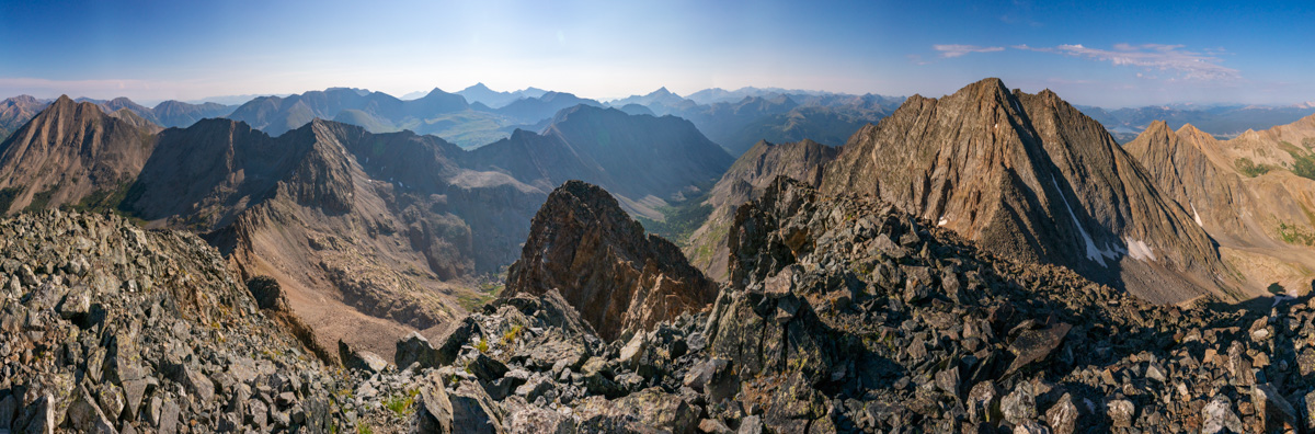 North Apostle summit panorama