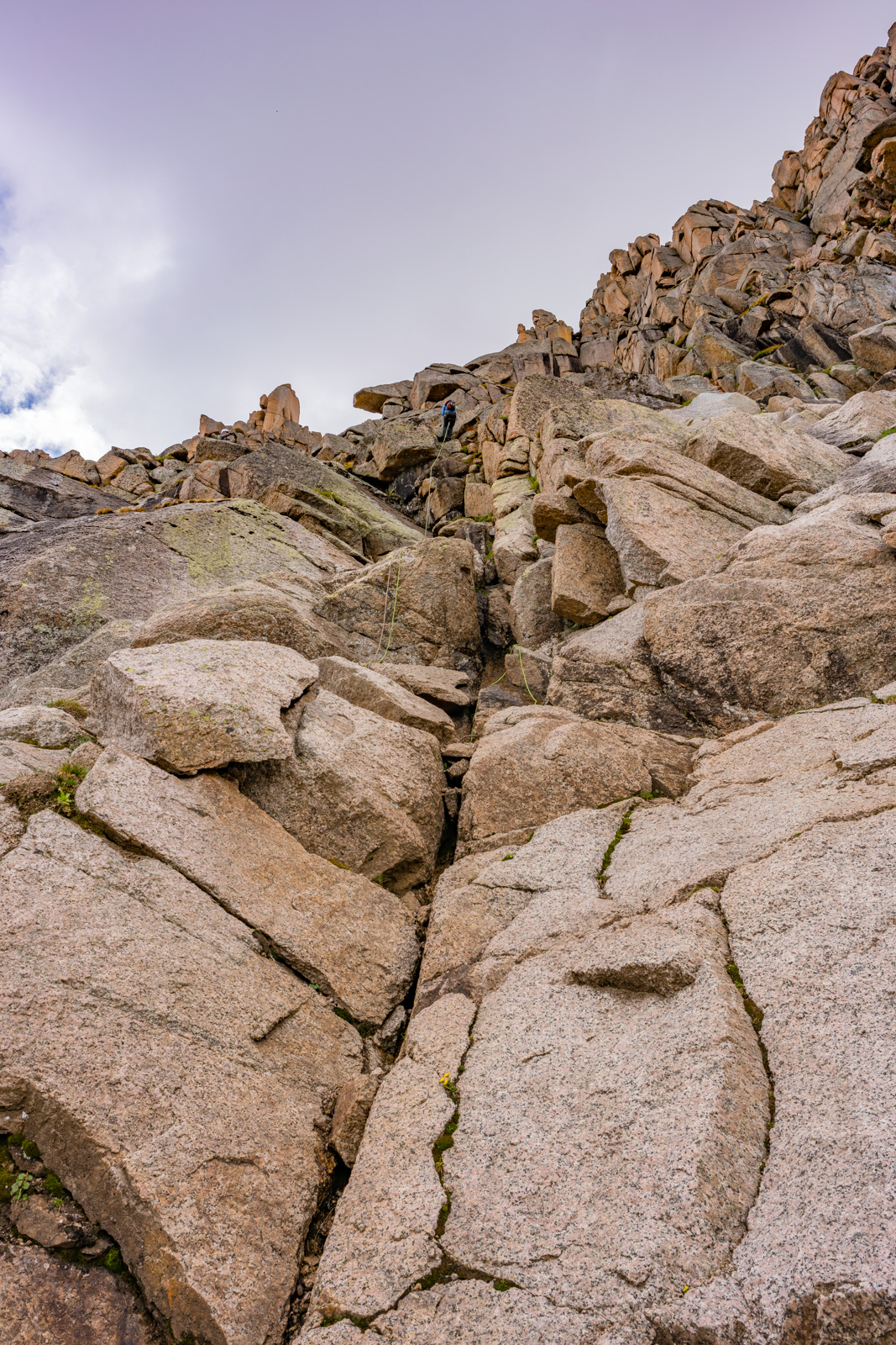 Jagged Mountain first crux