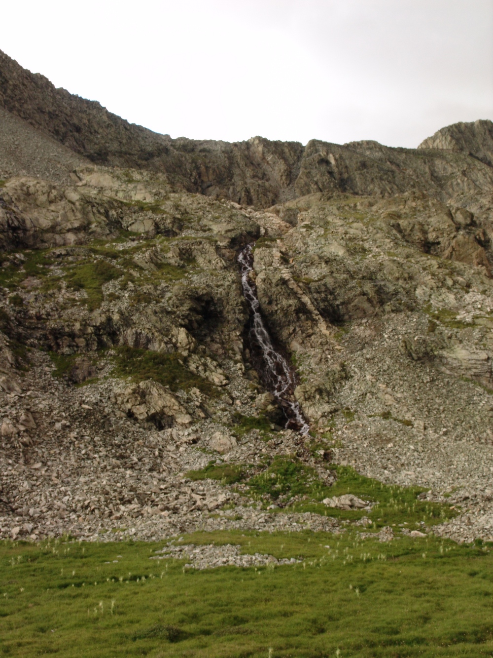 Blue Lake Waterfall