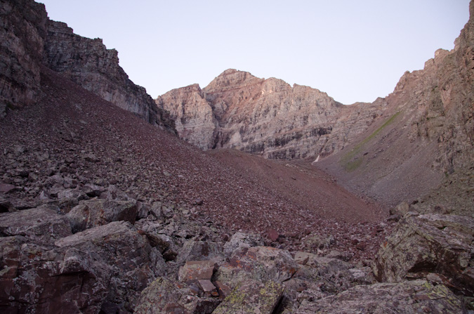 The Ampitheater of Pyramid Peak