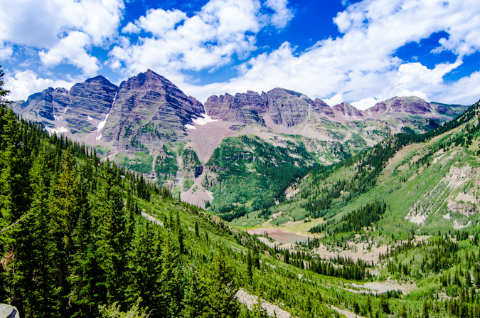 Maroon Bells parting shot