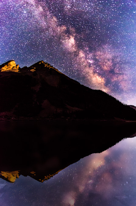 Milky Way over Crater Lake