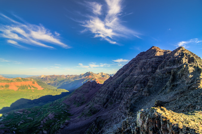 Maroon Peak and the Elk Mountains