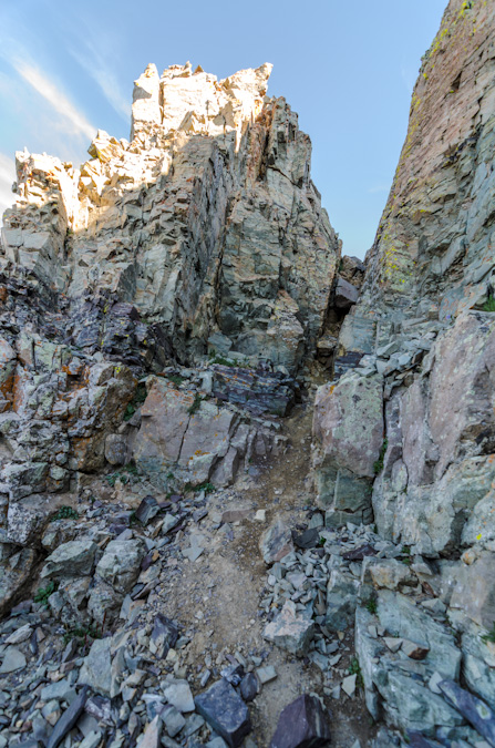 Second gully on Maroon Peak