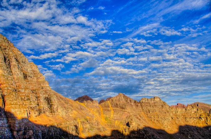 Clouds above the Elk Mountains