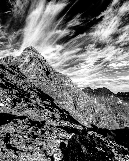 Pyramid Peak Black and White