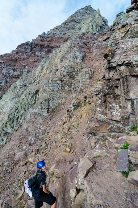 Pyramid Peak green gully