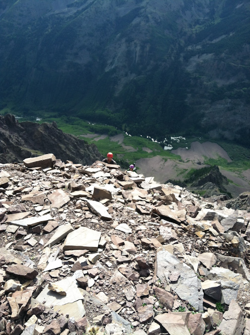 Summitting Pyramid Peak