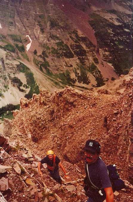 Ray Payne on Pyramid Peak