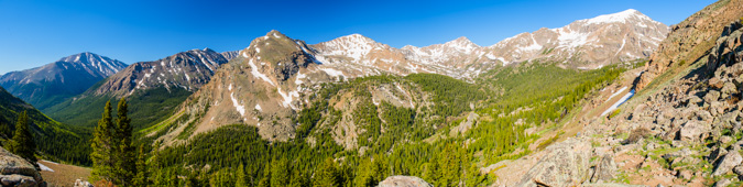 North Halfmoon Creek drainage panoramic