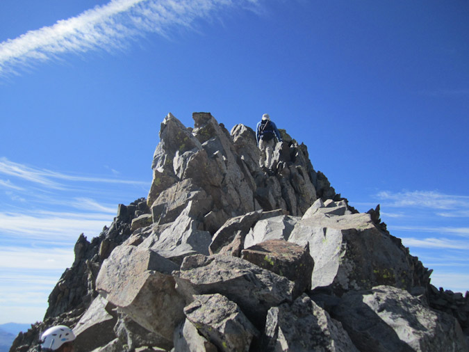 Tom on the summit