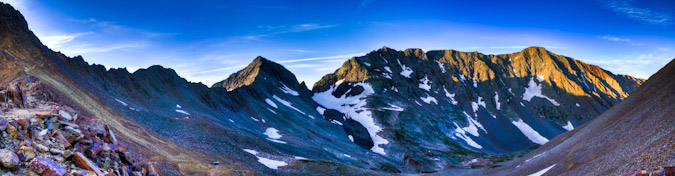 HDR panoramic from Rock of Ages at sunrise