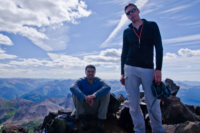 Tom and Will on Mt. Wilson