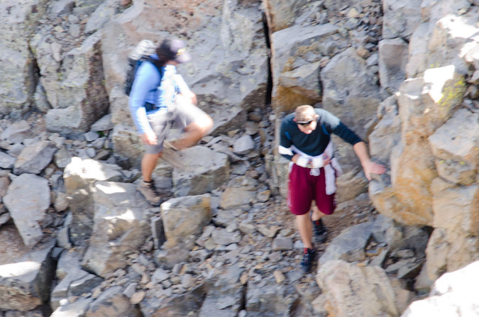 Arm Sling and no water on Mt. Wilson?