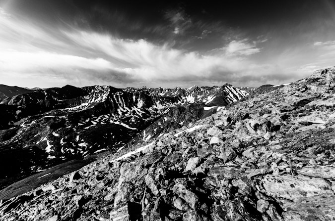 Monochrome Sawatch Range