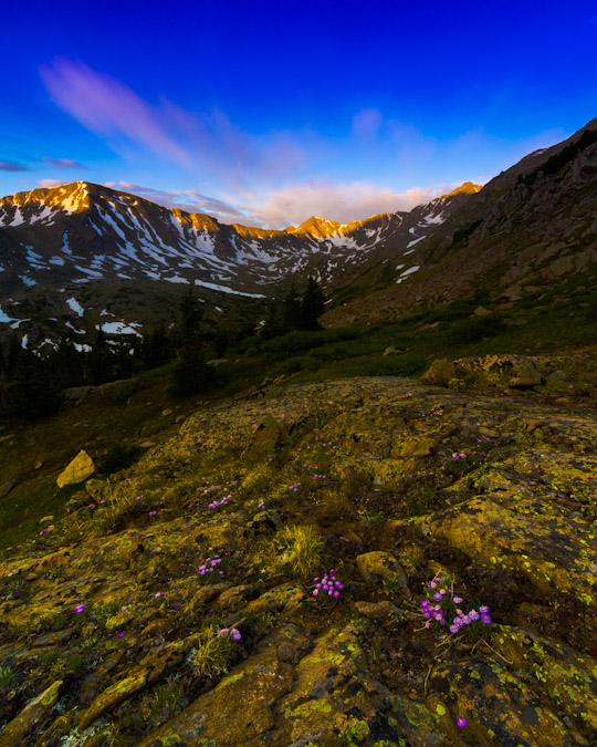 Sunrise in Mount Massive Wilderness Area