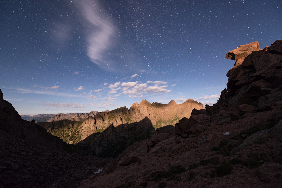 Animas Mountain Needles The Index Night