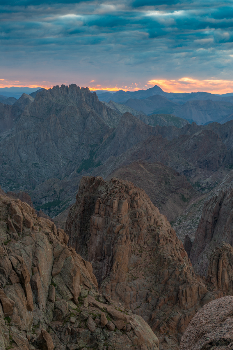 Sunrise over Jagged Peak