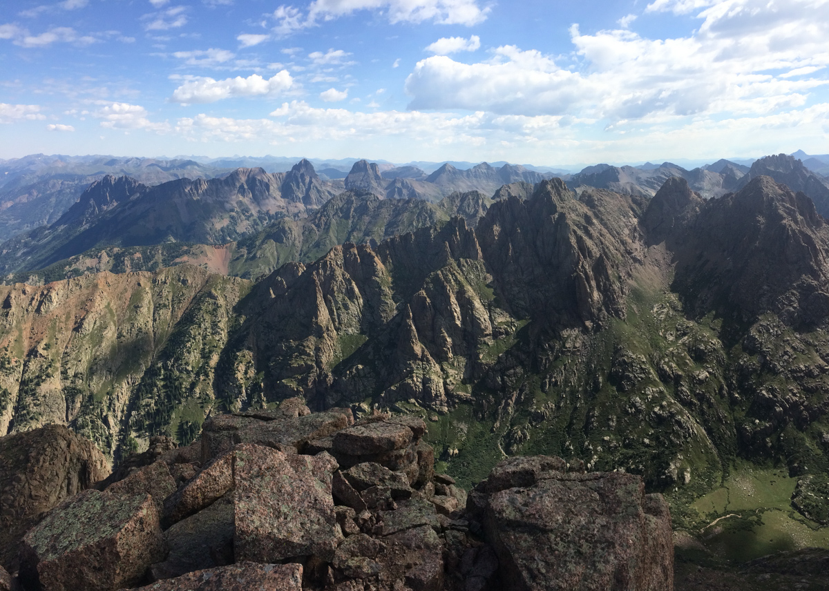 Pigeon Peak summit view