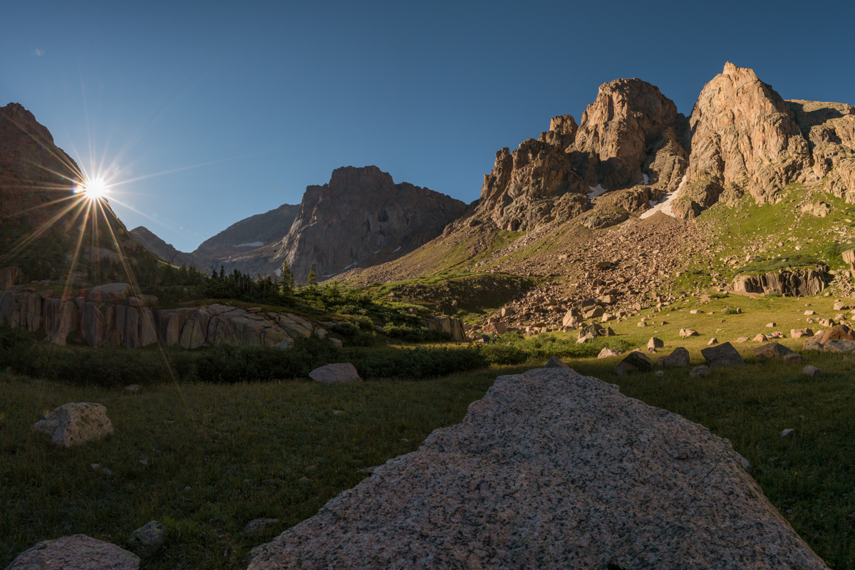 Sunrise from Ruby Basin