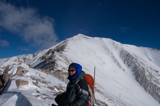 Matt Payne on Tigger to Princeton Traverse