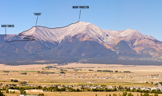 Mount Princeton Route Photo