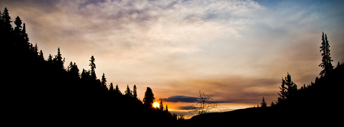 Stewart Creek Sunrise Pano