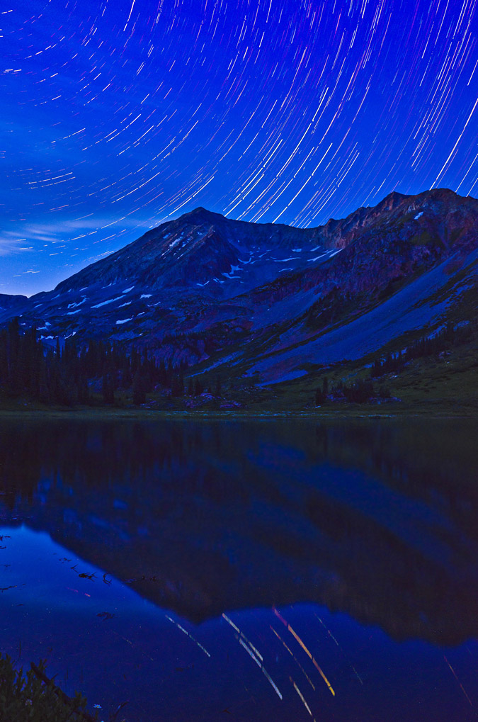 Star Trails over Geneva Lake