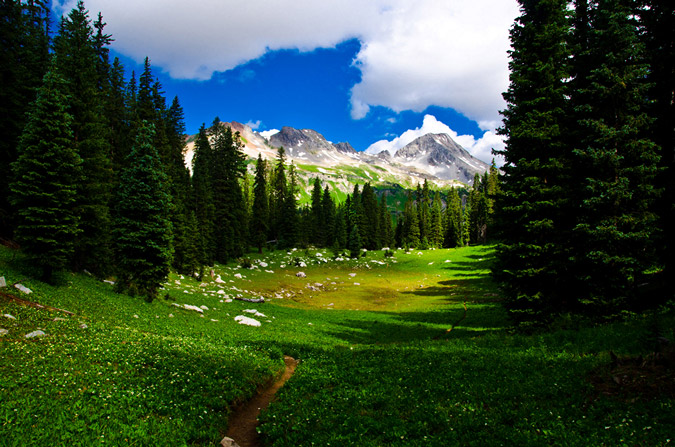 Siberia Peak from Hagerman Trail