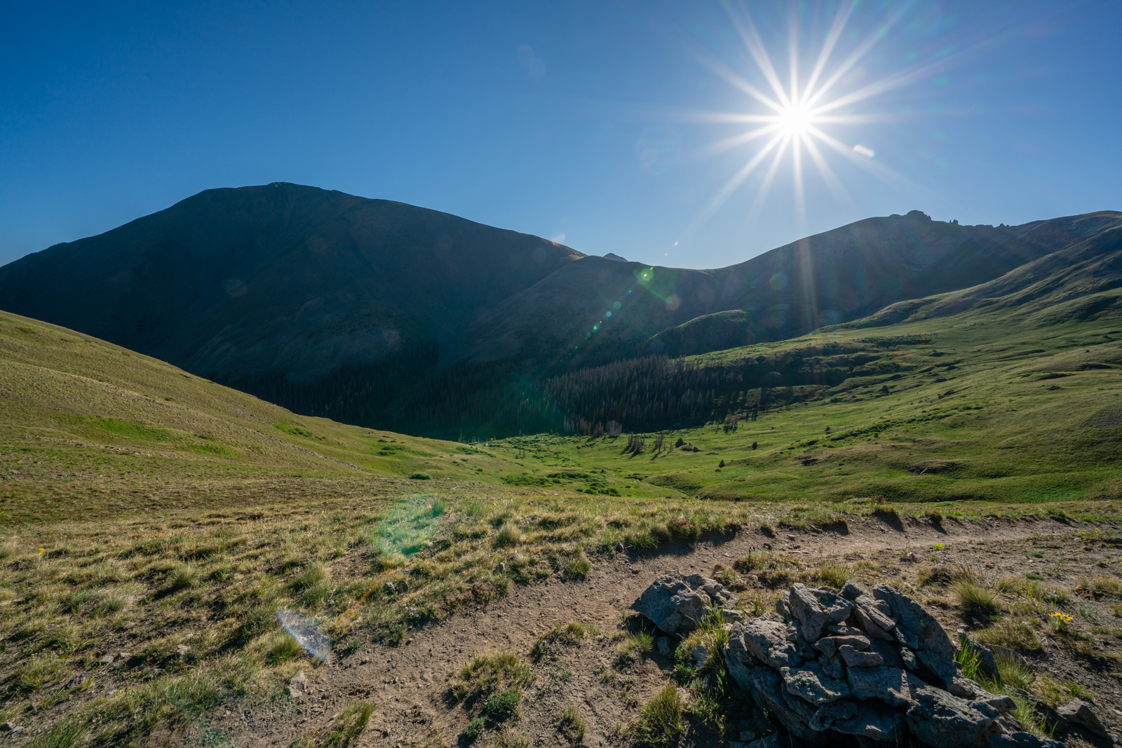 Heading towards San Luis Peak on the Colorado Trail