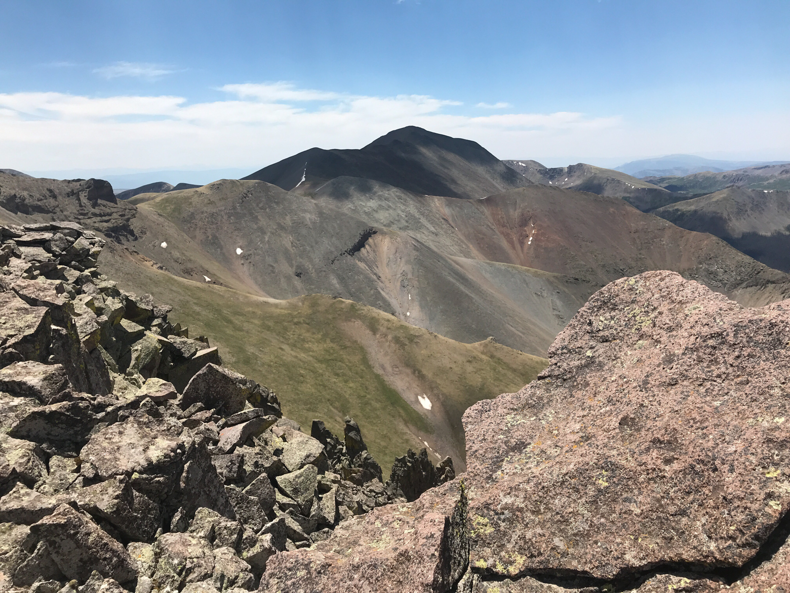 San Luis Peak from Column Ridge