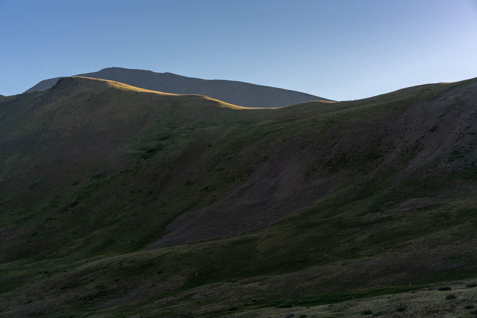 The Colorado Trail below San Luis Peak