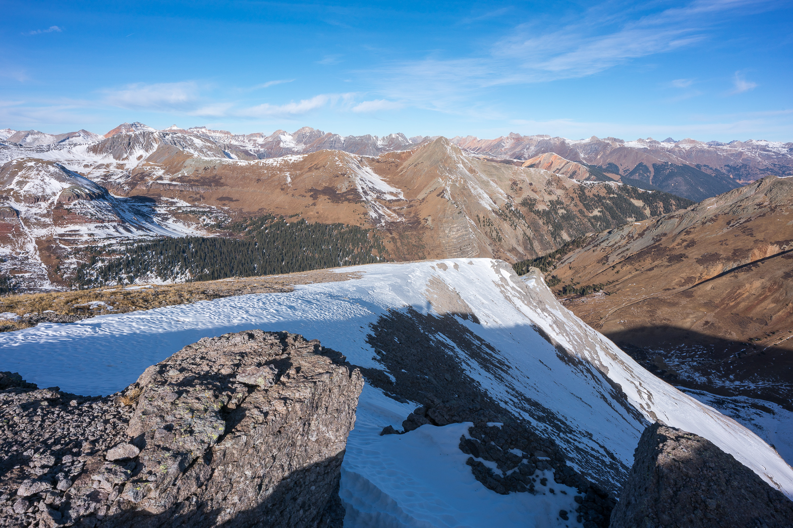 Ice Lake Basin 13ers from UN 12,899