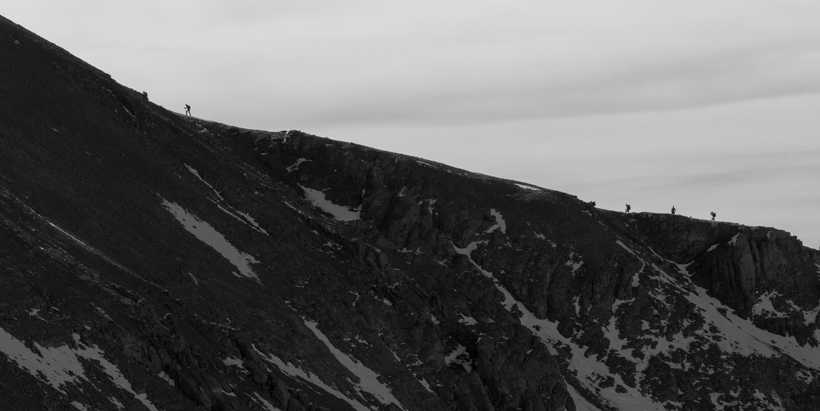 Climbers on Spencer