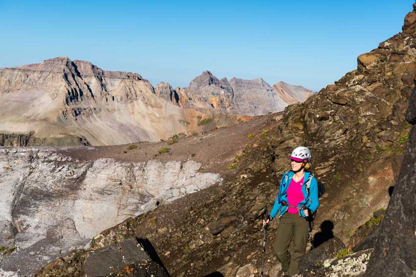 Natalie Moran on the slopes of Teakettle