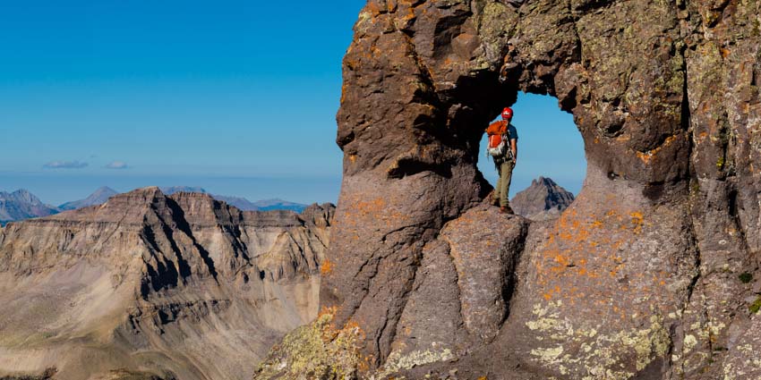 Matt on Teakettle Mountain