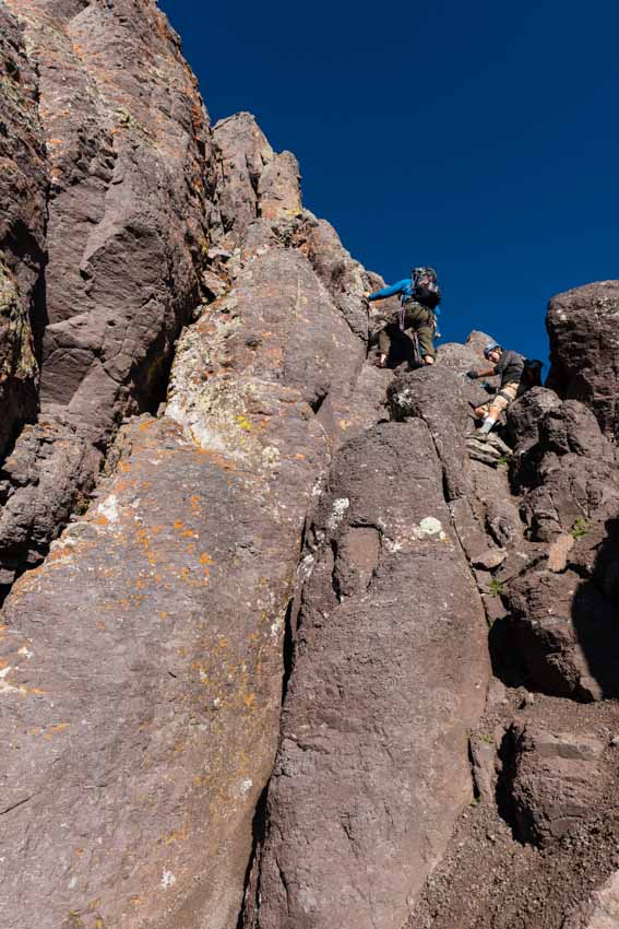 Teakettle Mountain crack