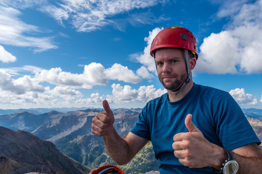 Matt Payne on Teakettle Mountain