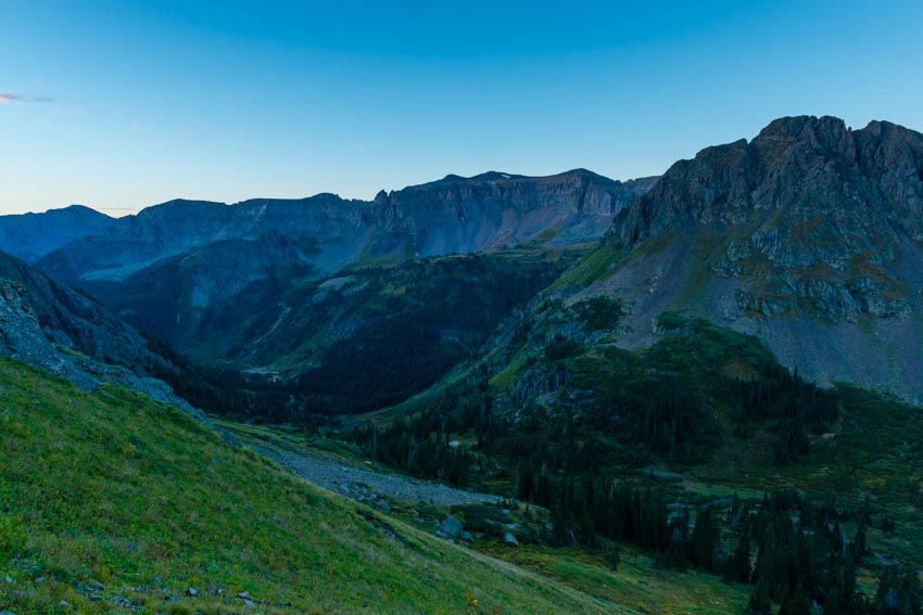 Views north from Teakettle