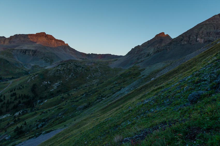 More sunrise in Yankee Boy Basin