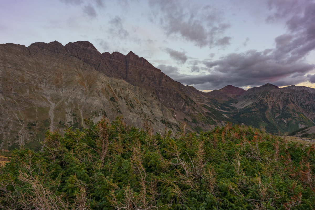 Maroon Bells at sunrise