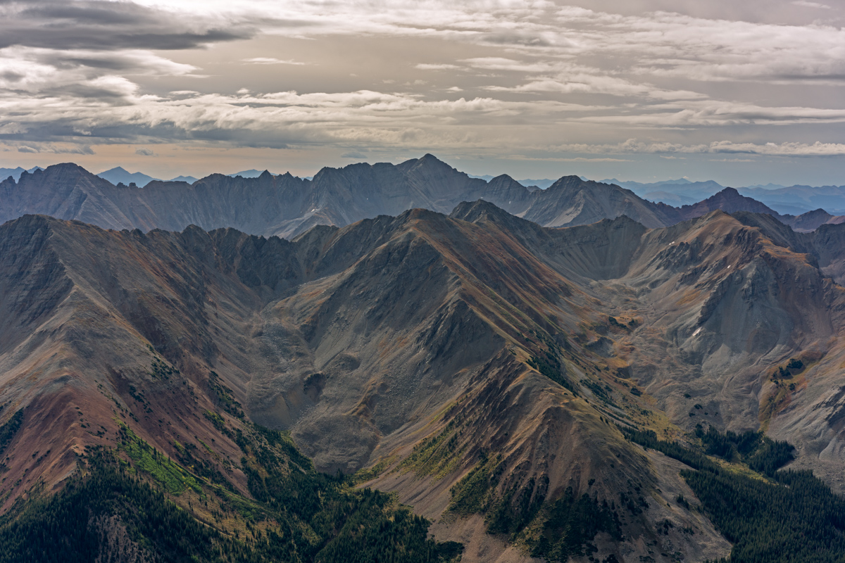 Castle Peak from Thunder Pyramid