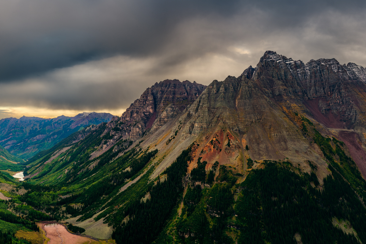 Pyramid Peak storm