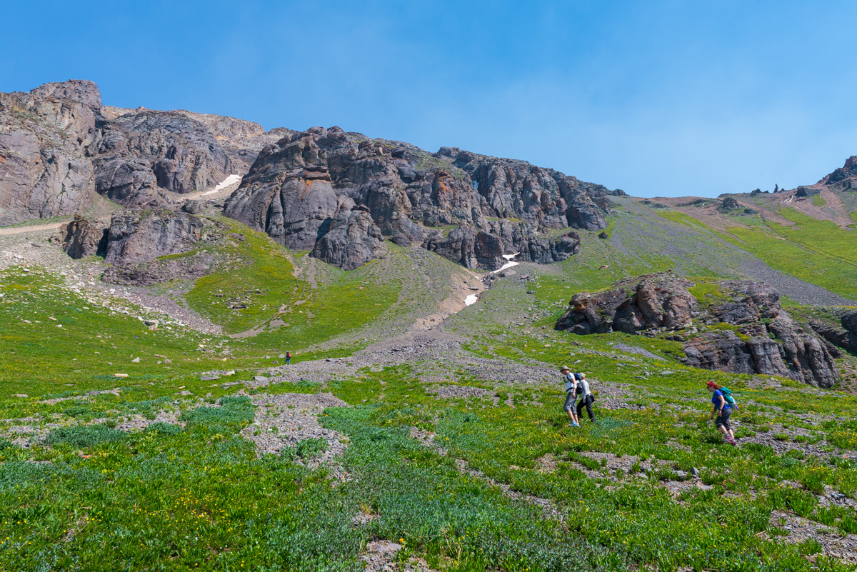 Climbing US Grant Peak