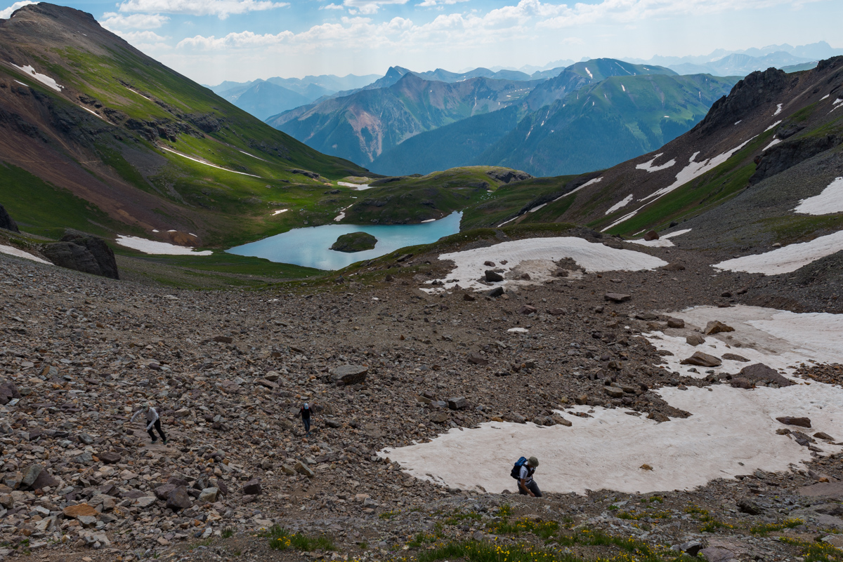 Climbing US Grant Peak