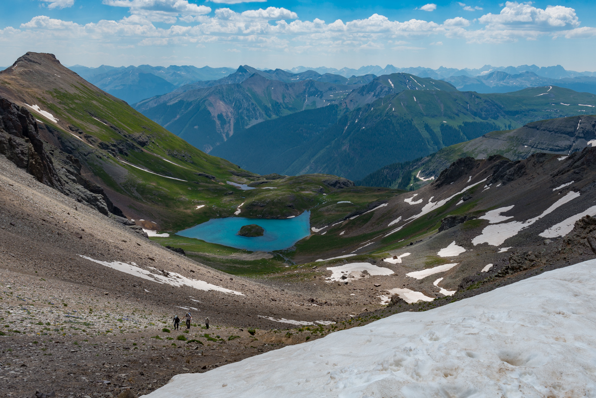 Climbing US Grant Peak