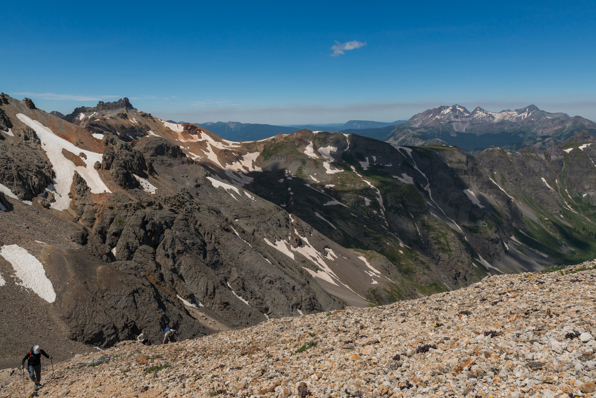 Climbing US Grant Peak