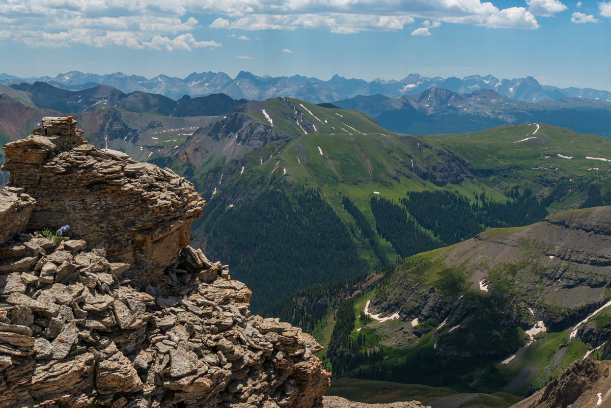 Climbing US Grant Peak