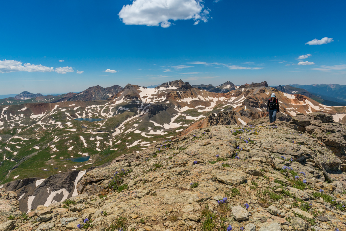 Climbing US Grant Peak